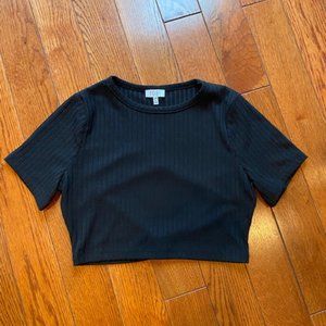 Black Cut-out back top from TOBI - S - part of set